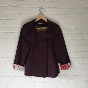Moving Sale! Chalet Purple One-Button Jacket
